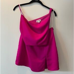 Revolve Super Down Pink Skirt Set